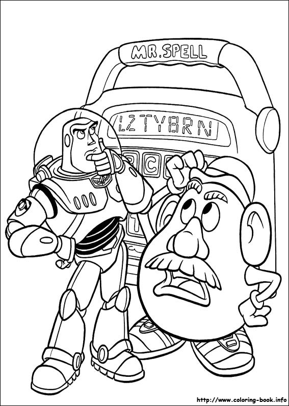 Toy Story coloring picture